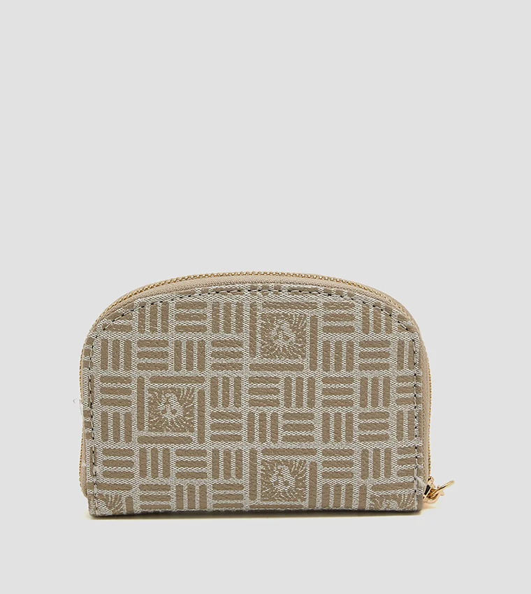 ANNE KLEIN  Anne Klein Patterned Zip-around Card Holder for Women | Best Price UAE